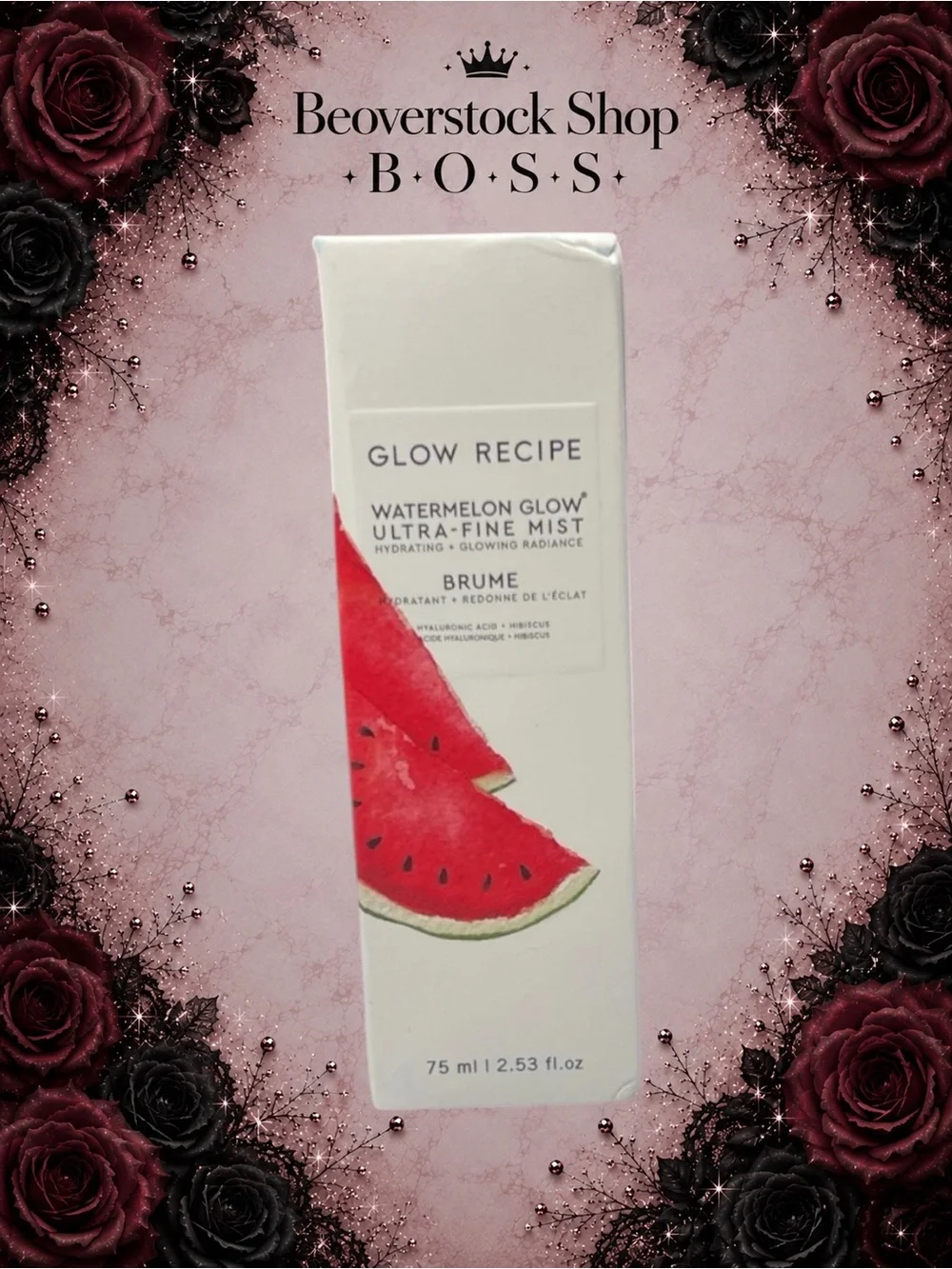 New Glow Recipe Watermelon Glow Ultra-Fine Mist 2.53 fl oz / 75 mL Hydrating Fac